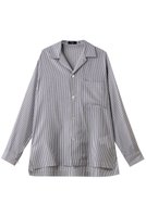 【イレーヴ/YLEVE】のACETATE CUPRA ストライプ パジャマ シャツ 人気、トレンドファッション・服の通販 founy(ファニー) ファッション Fashion レディースファッション Fashion for Women トップス・カットソー Cut & Sew Tops シャツ・ブラウス・オフィスカジュアル Elegant Blouses & Button-Ups ストライプ Stripe, Striped Pattern スリーブ Sleeve, Long Sleeve / Short Sleeve パジャマ Pajamas, Sleepwear フィット Fit, Slim Fit ボックス Boxy, Box Shape リラックス Relax, Relaxed Fit ロング Long, Long-Length ヴィンテージ Vintage Style 夏 Summer 羽織 Haori, Light Jacket |ID:prp329100004907221