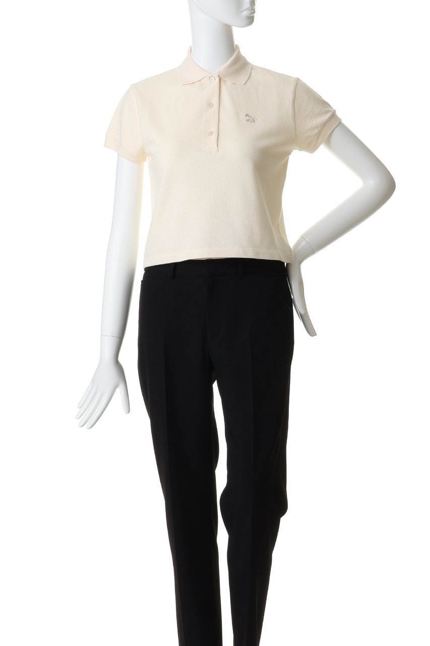 【メゾン キツネ/MAISON KITSUNE】のBABY FOX CROPPED ポロシャツ 人気、トレンドファッション・服の通販 founy(ファニー) 　ファッション　Fashion　レディースファッション　Fashion for Women　トップス・カットソー　Cut & Sew Tops　シャツ・ブラウス・オフィスカジュアル　Elegant Blouses & Button-Ups　ポロシャツ・きれいめカジュアル　Smart-Casual Polo Tops　クロップド　Cropped, Short Length　スポーツ　Sports, Activewear　スリーブ　Sleeve, Long Sleeve / Short Sleeve　ハーフ　Half, Half-Length　パッチ　Patch, Appliqué　ポロシャツ　Polo Shirt, Collared Tee　ワーク　Workwear, Utility Style　other-2|ID: prp329100004907222 ipo3291000000036744009