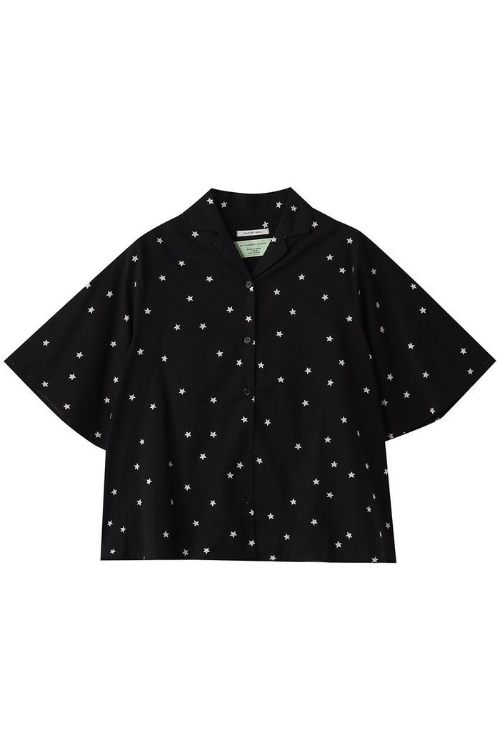 【クチュールドアダム/COUTURE D'ADAM】のスターダストオープンカラーシャツ インテリア・キッズ・メンズ・レディースファッション・服の通販 founy(ファニー) https://founy.com/ ファッション Fashion レディースファッション Fashion for Women トップス・カットソー Cut & Sew Tops シャツ・ブラウス・オフィスカジュアル Elegant Blouses & Button-Ups インド Indian Textile インナー Innerwear ショート Short, Short Length ジャケット Jacket, Outerwear スリーブ Sleeve, Long Sleeve / Short Sleeve バランス Balance, Style Balance リラックス Relax, Relaxed Fit |ID: prp329100004907228 ipo3291000000036744076