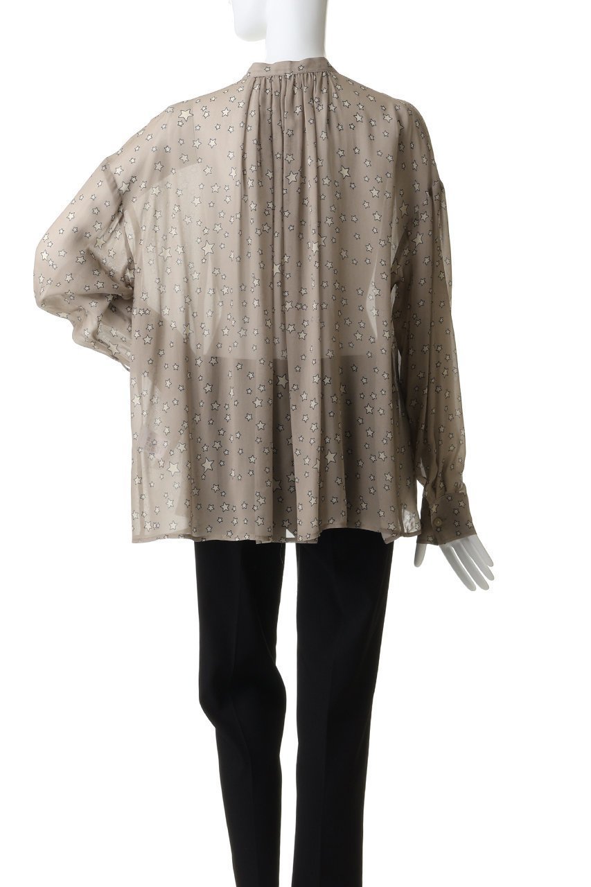 【クチュールドアダム/COUTURE D'ADAM】のスターダストプリントブラウス 人気、トレンドファッション・服の通販 founy(ファニー) 　ファッション　Fashion　レディースファッション　Fashion for Women　トップス・カットソー　Cut & Sew Tops　シャツ・ブラウス・オフィスカジュアル　Elegant Blouses & Button-Ups　スリーブ　Sleeve, Long Sleeve / Short Sleeve　ドレープ　Drape, Draping Fabric　プリント　Print, Printed Pattern　リラックス　Relax, Relaxed Fit　ロング　Long, Long-Length　ワイド　Wide, Wide Fit　ワーク　Workwear, Utility Style　other-4|ID: prp329100004907230 ipo3291000000036744093