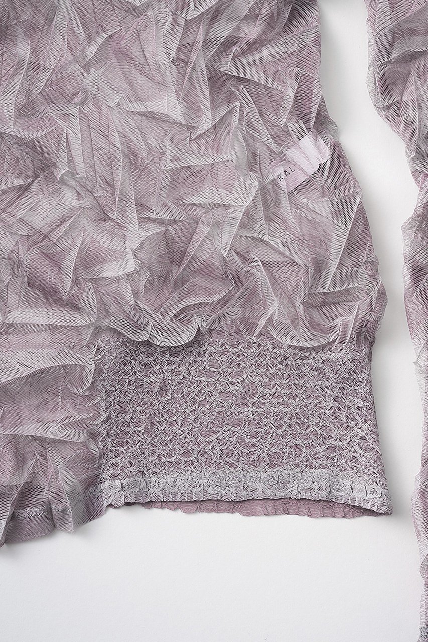 【ミューラル/MURRAL】のCrumpled トップス 人気、トレンドファッション・服の通販 founy(ファニー) 　ファッション　Fashion　レディースファッション　Fashion for Women　トップス・カットソー　Cut & Sew Tops　シャツ・ブラウス・オフィスカジュアル　Elegant Blouses & Button-Ups　スリーブ　Sleeve, Long Sleeve / Short Sleeve　プリント　Print, Printed Pattern　プリーツ　Pleats, Pleated　ランダム　Random, Irregular　リラックス　Relax, Relaxed Fit　ロング　Long, Long-Length　other-5|ID: prp329100004907232 ipo3291000000036744130