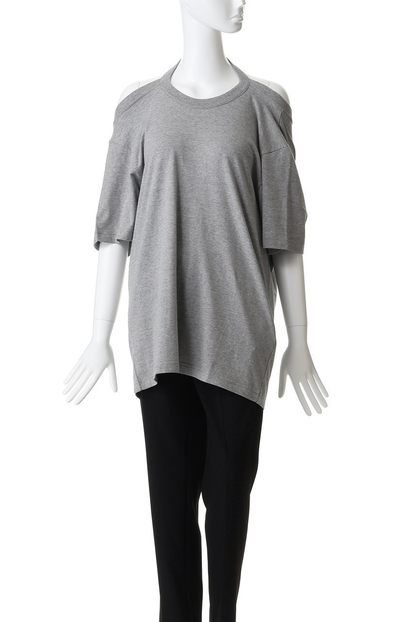 【アンスクリア/INSCRIRE】のRaffy Gauze 2Way Tシャツ 人気、トレンドファッション・服の通販 founy(ファニー) 　ファッション　Fashion　レディースファッション　Fashion for Women　トップス・カットソー　Cut & Sew Tops　シャツ・ブラウス・オフィスカジュアル　Elegant Blouses & Button-Ups　ロングTシャツ・Tシャツ　Longline T-Shirts & Tees　カットソー・ベーシックTシャツ　Cut-and-Sewn Tops / Stretch Tees & Basics　ショート　Short, Short Length　スリーブ　Sleeve, Long Sleeve / Short Sleeve　ベーシック　Basic, Essential　リラックス　Relax, Relaxed Fit　other-2|ID: prp329100004907246 ipo3291000000036744272