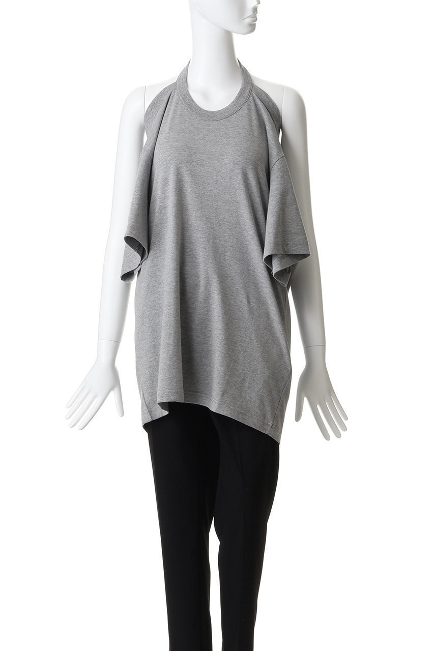 【アンスクリア/INSCRIRE】のRaffy Gauze 2Way Tシャツ 人気、トレンドファッション・服の通販 founy(ファニー) 　ファッション　Fashion　レディースファッション　Fashion for Women　トップス・カットソー　Cut & Sew Tops　シャツ・ブラウス・オフィスカジュアル　Elegant Blouses & Button-Ups　ロングTシャツ・Tシャツ　Longline T-Shirts & Tees　カットソー・ベーシックTシャツ　Cut-and-Sewn Tops / Stretch Tees & Basics　ショート　Short, Short Length　スリーブ　Sleeve, Long Sleeve / Short Sleeve　ベーシック　Basic, Essential　リラックス　Relax, Relaxed Fit　other-6|ID: prp329100004907246 ipo3291000000036744276