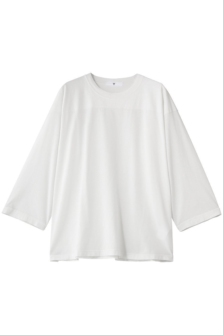 【イレーヴ/YLEVE】の【UNISEX】【Y】ORGANIC COTTON JERSEY フットボール Tシャツ 人気、トレンドファッション・服の通販 founy(ファニー) 　ファッション　Fashion　レディースファッション　Fashion for Women　トップス・カットソー　Cut & Sew Tops　シャツ・ブラウス・オフィスカジュアル　Elegant Blouses & Button-Ups　ロングTシャツ・Tシャツ　Longline T-Shirts & Tees　カットソー・ベーシックTシャツ　Cut-and-Sewn Tops / Stretch Tees & Basics　ユニセックス　Unisex, Genderless　ウォッシュ　Washed Finish　スリーブ　Sleeve, Long Sleeve / Short Sleeve　ロング　Long, Long-Length　今季　This Season, Current Season　定番　Standard, Basic Item　 other-1|ID: prp329100004907247 ipo3291000000036744279