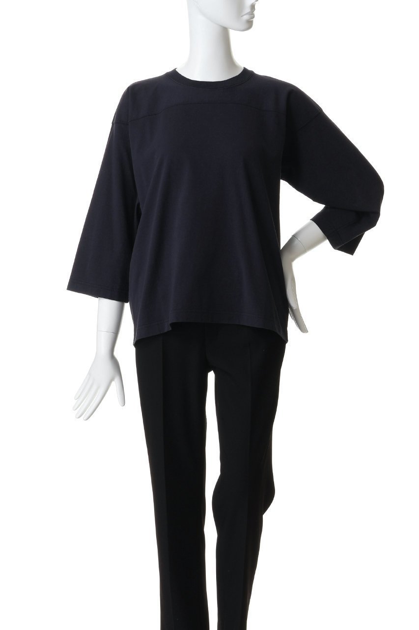 【イレーヴ/YLEVE】の【UNISEX】【Y】ORGANIC COTTON JERSEY フットボール Tシャツ 人気、トレンドファッション・服の通販 founy(ファニー) 　ファッション　Fashion　レディースファッション　Fashion for Women　トップス・カットソー　Cut & Sew Tops　シャツ・ブラウス・オフィスカジュアル　Elegant Blouses & Button-Ups　ロングTシャツ・Tシャツ　Longline T-Shirts & Tees　カットソー・ベーシックTシャツ　Cut-and-Sewn Tops / Stretch Tees & Basics　ユニセックス　Unisex, Genderless　ウォッシュ　Washed Finish　スリーブ　Sleeve, Long Sleeve / Short Sleeve　ロング　Long, Long-Length　今季　This Season, Current Season　定番　Standard, Basic Item　other-2|ID: prp329100004907247 ipo3291000000036744282