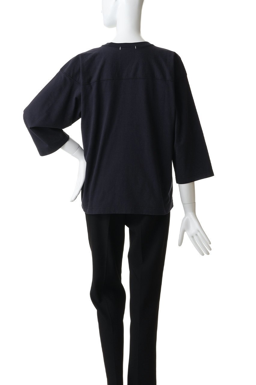 【イレーヴ/YLEVE】の【UNISEX】【Y】ORGANIC COTTON JERSEY フットボール Tシャツ 人気、トレンドファッション・服の通販 founy(ファニー) 　ファッション　Fashion　レディースファッション　Fashion for Women　トップス・カットソー　Cut & Sew Tops　シャツ・ブラウス・オフィスカジュアル　Elegant Blouses & Button-Ups　ロングTシャツ・Tシャツ　Longline T-Shirts & Tees　カットソー・ベーシックTシャツ　Cut-and-Sewn Tops / Stretch Tees & Basics　ユニセックス　Unisex, Genderless　ウォッシュ　Washed Finish　スリーブ　Sleeve, Long Sleeve / Short Sleeve　ロング　Long, Long-Length　今季　This Season, Current Season　定番　Standard, Basic Item　other-4|ID: prp329100004907247 ipo3291000000036744284