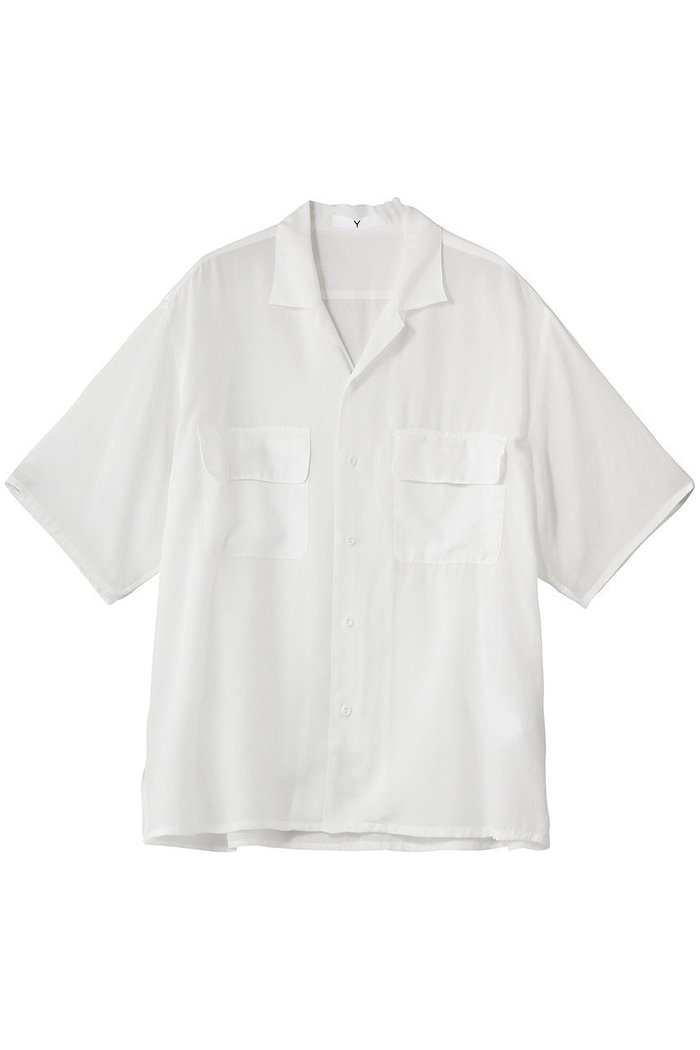 【イレーヴ/YLEVE】の【UNISEX】【Y】TENCEL POPLIN オープン カラー シャツ インテリア・キッズ・メンズ・レディースファッション・服の通販 founy(ファニー) https://founy.com/ ファッション Fashion レディースファッション Fashion for Women トップス・カットソー Cut & Sew Tops シャツ・ブラウス・オフィスカジュアル Elegant Blouses & Button-Ups ユニセックス Unisex, Genderless ショート Short, Short Length スラックス Slacks, Dress Pants スリット Slit, Slit Detail スリーブ Sleeve, Long Sleeve / Short Sleeve センター Center, Center Line デニム Denim, Jeans Material ドレープ Drape, Draping Fabric |ID: prp329100004907248 ipo3291000000036744289