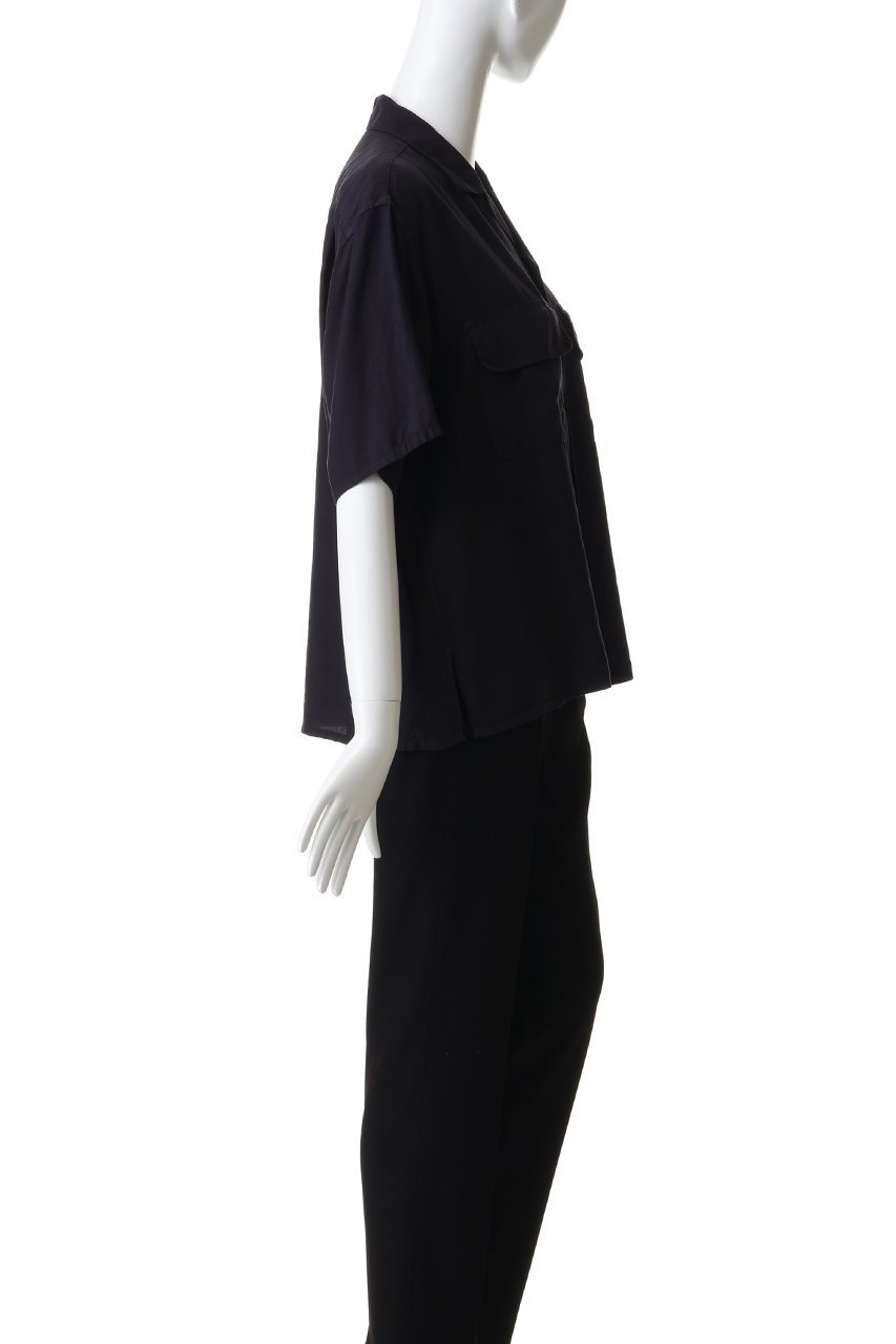 【イレーヴ/YLEVE】の【UNISEX】【Y】TENCEL POPLIN オープン カラー シャツ 人気、トレンドファッション・服の通販 founy(ファニー) 　ファッション　Fashion　レディースファッション　Fashion for Women　トップス・カットソー　Cut & Sew Tops　シャツ・ブラウス・オフィスカジュアル　Elegant Blouses & Button-Ups　ユニセックス　Unisex, Genderless　ショート　Short, Short Length　スラックス　Slacks, Dress Pants　スリット　Slit, Slit Detail　スリーブ　Sleeve, Long Sleeve / Short Sleeve　センター　Center, Center Line　デニム　Denim, Jeans Material　ドレープ　Drape, Draping Fabric　other-3|ID: prp329100004907248 ipo3291000000036744293