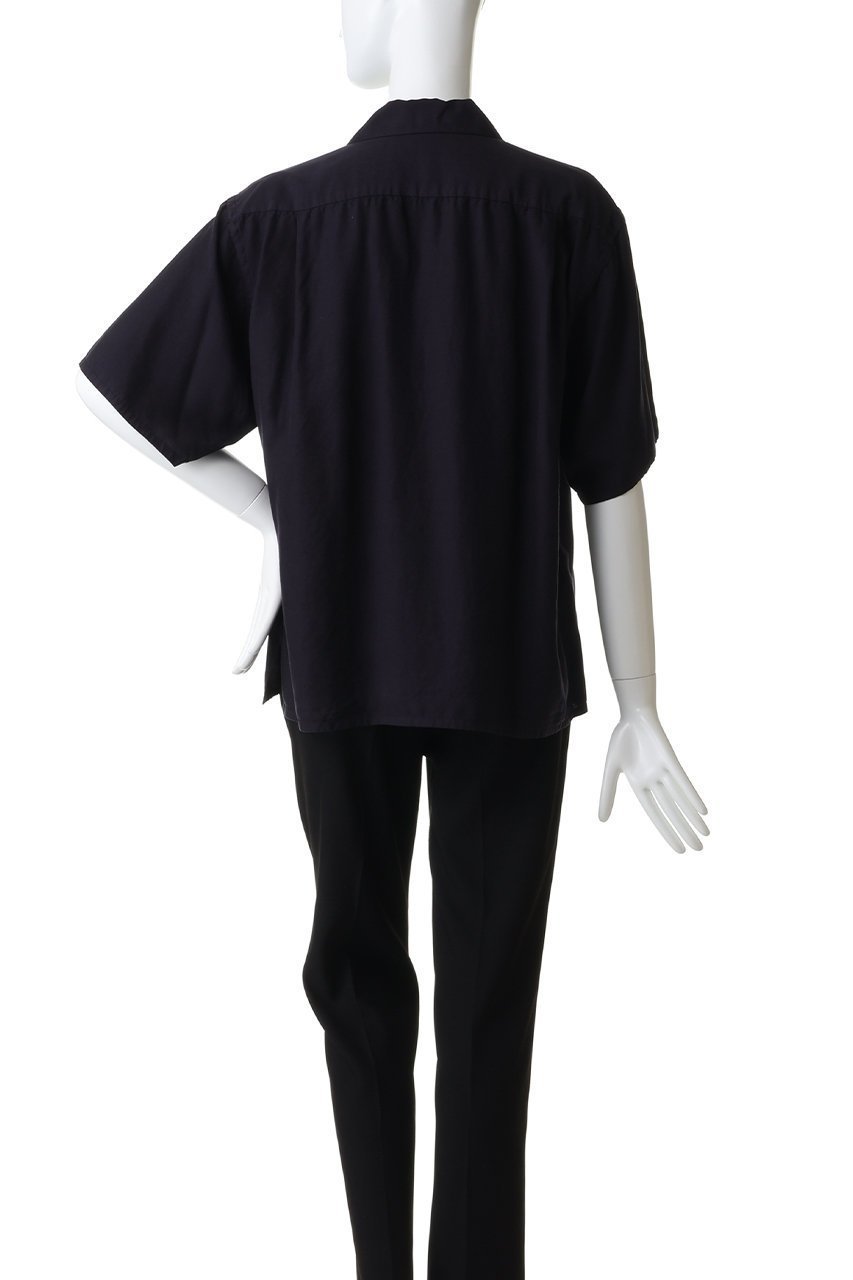 【イレーヴ/YLEVE】の【UNISEX】【Y】TENCEL POPLIN オープン カラー シャツ 人気、トレンドファッション・服の通販 founy(ファニー) 　ファッション　Fashion　レディースファッション　Fashion for Women　トップス・カットソー　Cut & Sew Tops　シャツ・ブラウス・オフィスカジュアル　Elegant Blouses & Button-Ups　ユニセックス　Unisex, Genderless　ショート　Short, Short Length　スラックス　Slacks, Dress Pants　スリット　Slit, Slit Detail　スリーブ　Sleeve, Long Sleeve / Short Sleeve　センター　Center, Center Line　デニム　Denim, Jeans Material　ドレープ　Drape, Draping Fabric　other-4|ID: prp329100004907248 ipo3291000000036744294