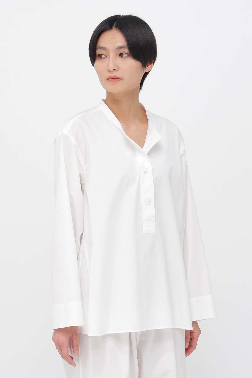 【マーガレットハウエル/MARGARET HOWELL】のPLAIN POPLIN SHIRT 人気、トレンドファッション・服の通販 founy(ファニー) 　ファッション　Fashion　レディースファッション　Fashion for Women　トップス・カットソー　Cut & Sew Tops　シャツ・ブラウス・オフィスカジュアル　Elegant Blouses & Button-Ups　スリーブ　Sleeve, Long Sleeve / Short Sleeve　フィット　Fit, Slim Fit　リラックス　Relax, Relaxed Fit　ロング　Long, Long-Length　長袖　Long Sleeve, Full Sleeve　 other-1|ID: prp329100004907254 ipo3291000000036744455