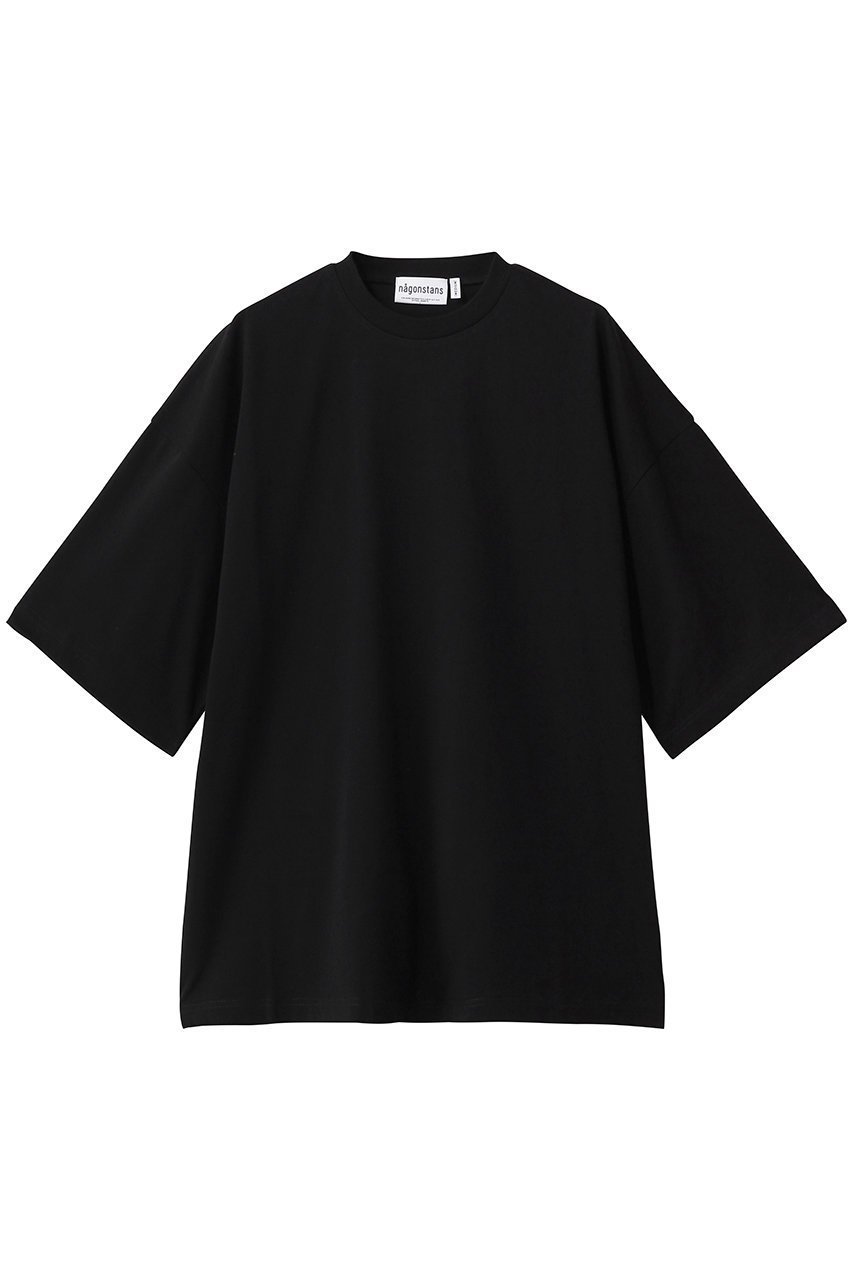 【ナゴンスタンス/nagonstans】のcrew-neck t-shirt インテリア・キッズ・メンズ・レディースファッション・服の通販 founy(ファニー) 　ファッション　Fashion　レディースファッション　Fashion for Women　トップス・カットソー　Cut & Sew Tops　シャツ・ブラウス・オフィスカジュアル　Elegant Blouses & Button-Ups　ロングTシャツ・Tシャツ　Longline T-Shirts & Tees　カットソー・ベーシックTシャツ　Cut-and-Sewn Tops / Stretch Tees & Basics　カットソー　Cut and Sewn Top　ショート　Short, Short Length　スリーブ　Sleeve, Long Sleeve / Short Sleeve　ロング　Long, Long-Length　再入荷　Restock / Back in Stock　夏　Summer　定番　Standard, Basic Item　春　Spring　S/S・春夏　SS, Spring/Summer, Warm Season　Black|ID: prp329100004907258 ipo3291000000036744632