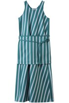 【マルティニーク/martinique】の【CURRENTAGE】ラッセルストライプタンクドレス 人気、トレンドファッション・服の通販 founy(ファニー) ファッション Fashion レディースファッション Fashion for Women ワンピース Dresses フォーマル・パーティードレス・結婚式用ドレス Elegant & Casual Dresses チュニック Tunic Tops & Dresses ストライプ Stripe, Striped Pattern チュニック Tunic, Long Top ドレス Dress, One-Piece ビスチェ Bustier, Corset Top ロング Long, Long-Length 新作・新入荷 New Arrivals / New In thumbnail グリーン|ID: prp329100004907262 ipo3291000000036744712