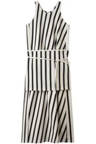 【マルティニーク/martinique】の【CURRENTAGE】ラッセルストライプタンクドレス 人気、トレンドファッション・服の通販 founy(ファニー) ファッション Fashion レディースファッション Fashion for Women ワンピース Dresses フォーマル・パーティードレス・結婚式用ドレス Elegant & Casual Dresses チュニック Tunic Tops & Dresses ストライプ Stripe, Striped Pattern チュニック Tunic, Long Top ドレス Dress, One-Piece ビスチェ Bustier, Corset Top ロング Long, Long-Length 新作・新入荷 New Arrivals / New In thumbnail ブラック|ID: prp329100004907262 ipo3291000000036744713