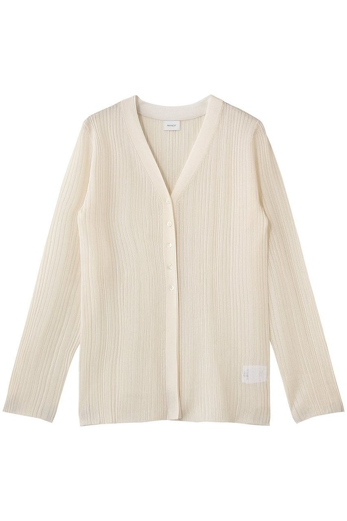 【マノフ/MANOF】のSHEER RIB CARDIGANトップス インテリア・キッズ・メンズ・レディースファッション・服の通販 founy(ファニー) https://founy.com/ ファッション Fashion レディースファッション Fashion for Women トップス・カットソー Cut & Sew Tops ニット Knit Tops & Sweaters カーディガン・羽織り Layered Style Cardigans カーディガン Cardigan, Knitwear キャミソール Camisole, Spaghetti Strap Top シアー Sheer, See-Through トレンド Trend, Trending Now リゾート Resort, Vacation Style エレガント 上品 Elegant 新作・新入荷 New Arrivals / New In |ID: prp329100004907266 ipo3291000000036744751