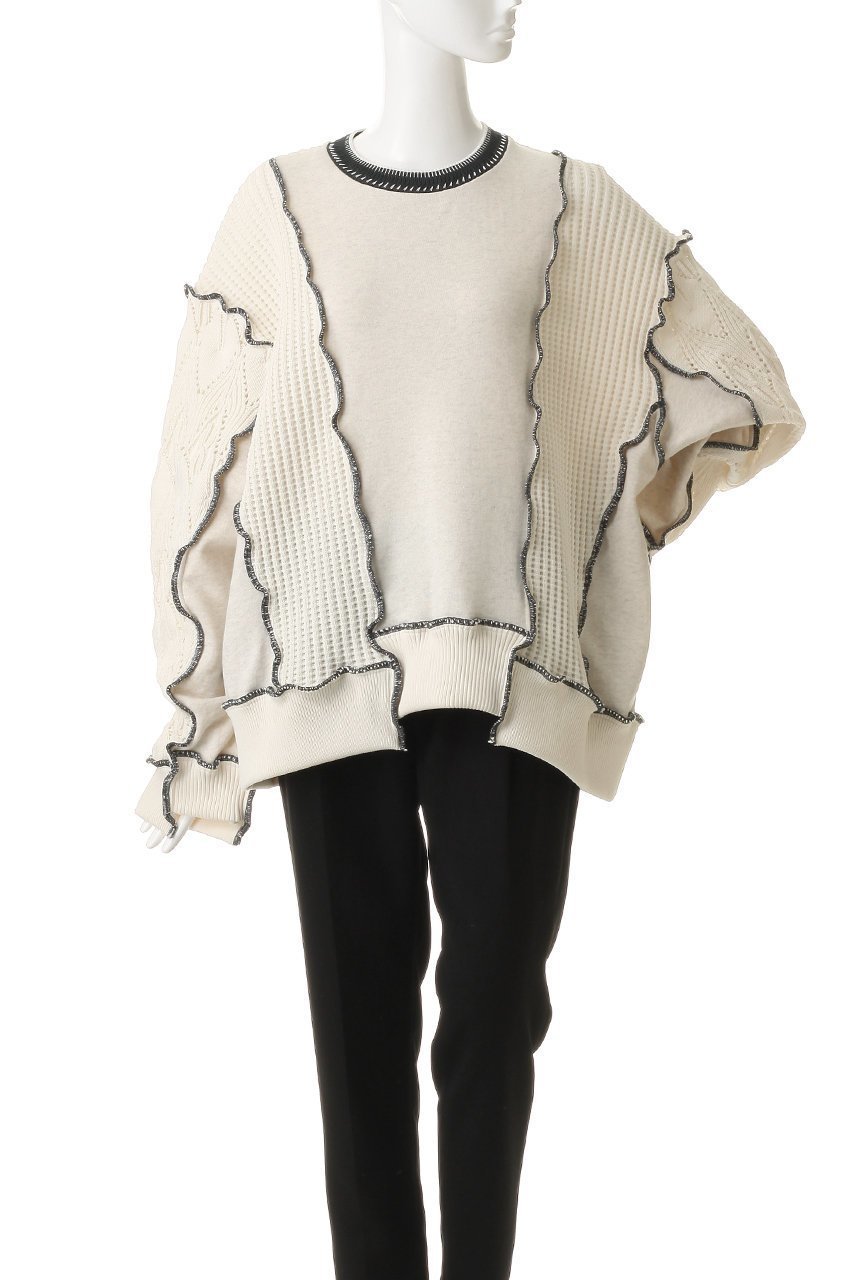 【メゾンスペシャル/MAISON SPECIAL】の【UNISEX】ニットドッキング メロウトリミング スウェットPO 人気、トレンドファッション・服の通販 founy(ファニー) 　ファッション　Fashion　レディースファッション　Fashion for Women　トップス・カットソー　Cut & Sew Tops　ニット　Knit Tops & Sweaters　レディースパーカー・カジュアルフーディー　Casual Hoodies & Sweatshirts　カジュアルプルオーバー・ニットトップス　Pullovers & Knit Tops / Casual Pullovers　スウェット・クルーネックトップス　Sweatshirts & Crewnecks / Relaxed Fit Sweat Tops　ユニセックス　Unisex, Genderless　ショルダー　Shoulder, Shoulder Strap　スウェット / スエット　Sweatshirt, Sweatwear　ドッキング　Docking, Mixed Material　ドロップ　Drop Shoulder, Dropped Style　新作・新入荷　New Arrivals / New In　other-2|ID: prp329100004907267 ipo3291000000036744768