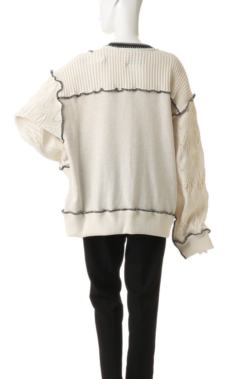 【メゾンスペシャル/MAISON SPECIAL】の【UNISEX】ニットドッキング メロウトリミング スウェットPO 人気、トレンドファッション・服の通販 founy(ファニー) 　ファッション　Fashion　レディースファッション　Fashion for Women　トップス・カットソー　Cut & Sew Tops　ニット　Knit Tops & Sweaters　レディースパーカー・カジュアルフーディー　Casual Hoodies & Sweatshirts　カジュアルプルオーバー・ニットトップス　Pullovers & Knit Tops / Casual Pullovers　スウェット・クルーネックトップス　Sweatshirts & Crewnecks / Relaxed Fit Sweat Tops　ユニセックス　Unisex, Genderless　ショルダー　Shoulder, Shoulder Strap　スウェット / スエット　Sweatshirt, Sweatwear　ドッキング　Docking, Mixed Material　ドロップ　Drop Shoulder, Dropped Style　新作・新入荷　New Arrivals / New In　other-4|ID: prp329100004907267 ipo3291000000036744770