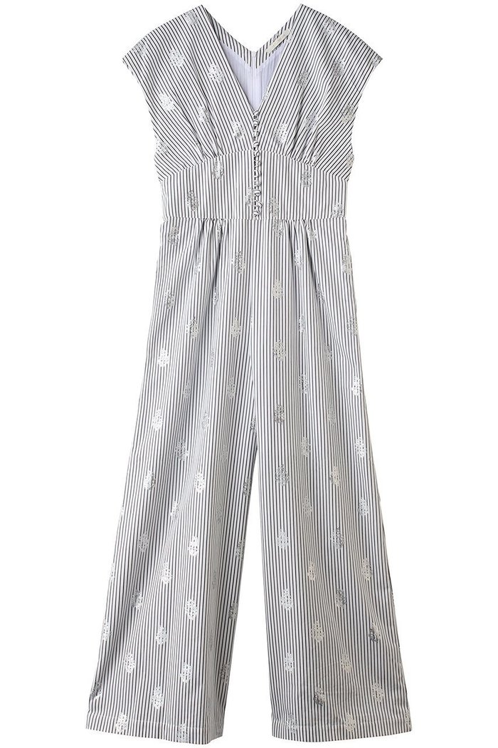 【ヌキテパ/NE QUITTEZ PAS】のPoplin Foil Print オールインワン インテリア・キッズ・メンズ・レディースファッション・服の通販 founy(ファニー) https://founy.com/ ファッション Fashion レディースファッション Fashion for Women パンツ Pants & Trousers なめらか Smooth, Silky Texture オリエンタル Oriental Pattern プリント Print, Printed Pattern モダン Modern, Contemporary 新作・新入荷 New Arrivals / New In |ID: prp329100004907271 ipo3291000000036744800