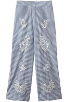 【ヌキテパ/NE QUITTEZ PAS】のCotton Poplin Mimosa エンブロイダリー パンツ ブルー|ID: prp329100004907272 ipo3291000000036744808
