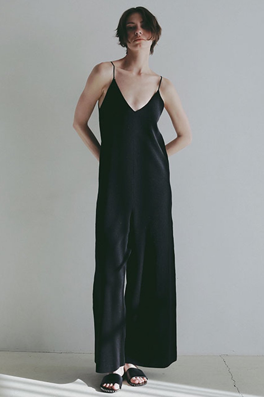 【エトレトウキョウ/ETRE TOKYO】のキャミソールニットオールインワン 人気、トレンドファッション・服の通販 founy(ファニー) 　ファッション　Fashion　レディースファッション　Fashion for Women　パンツ　Pants & Trousers　コンパクト　Compact, Small Size　シューズ　Shoes, Footwear　シンプル　Simple, Minimal　ジャケット　Jacket, Outerwear　デコルテ　Décolleté, Neckline　バランス　Balance, Style Balance　フォルム　Silhouette, Form　マニッシュ　Mannish, Boyish　ラップ　Wrap, Wrap Design　ワイド　Wide, Wide Fit　再入荷　Restock / Back in Stock　 other-1|ID: prp329100004907274 ipo3291000000036744825