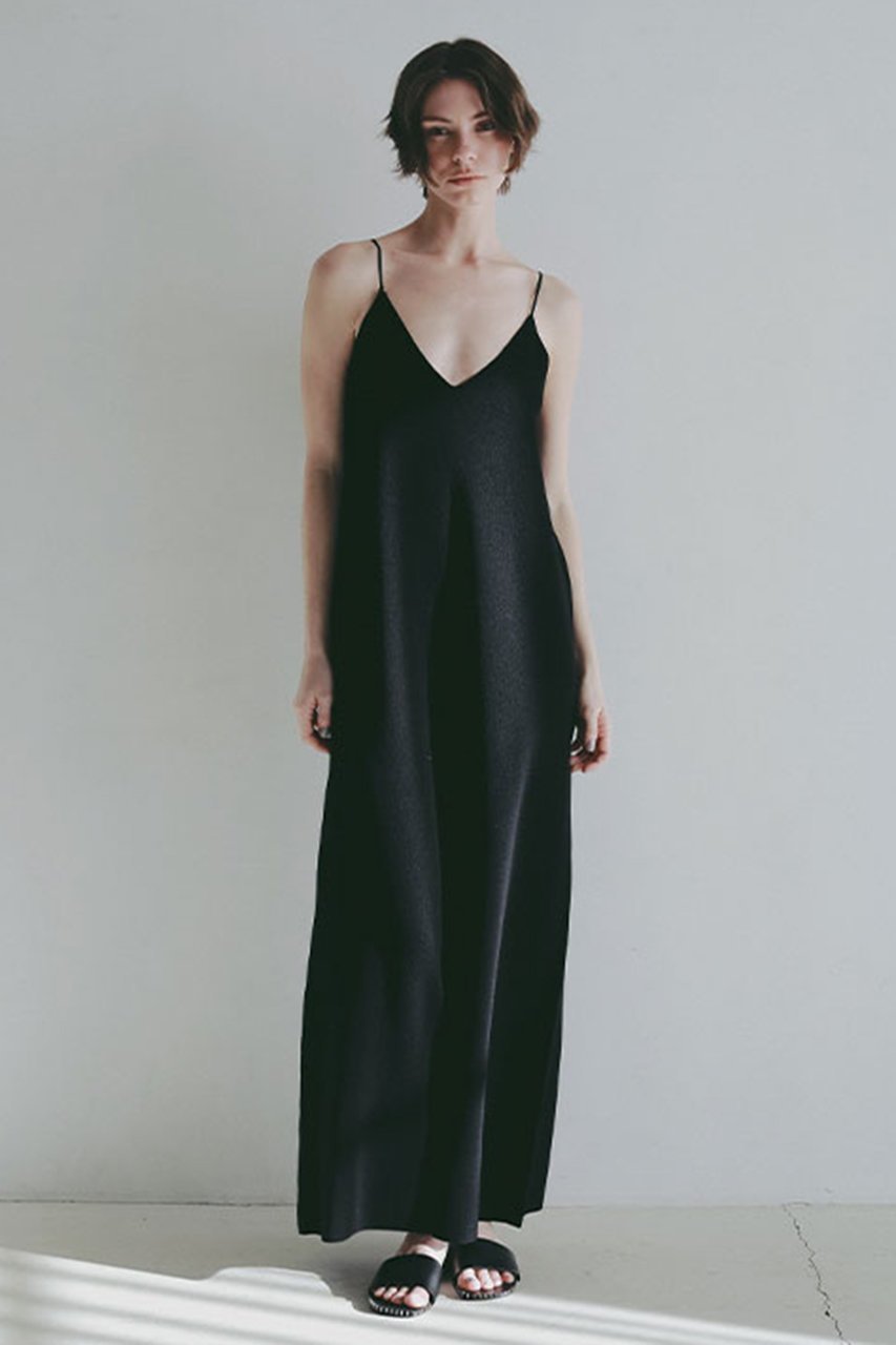 【エトレトウキョウ/ETRE TOKYO】のキャミソールニットオールインワン 人気、トレンドファッション・服の通販 founy(ファニー) 　ファッション　Fashion　レディースファッション　Fashion for Women　パンツ　Pants & Trousers　コンパクト　Compact, Small Size　シューズ　Shoes, Footwear　シンプル　Simple, Minimal　ジャケット　Jacket, Outerwear　デコルテ　Décolleté, Neckline　バランス　Balance, Style Balance　フォルム　Silhouette, Form　マニッシュ　Mannish, Boyish　ラップ　Wrap, Wrap Design　ワイド　Wide, Wide Fit　再入荷　Restock / Back in Stock　other-2|ID: prp329100004907274 ipo3291000000036744828