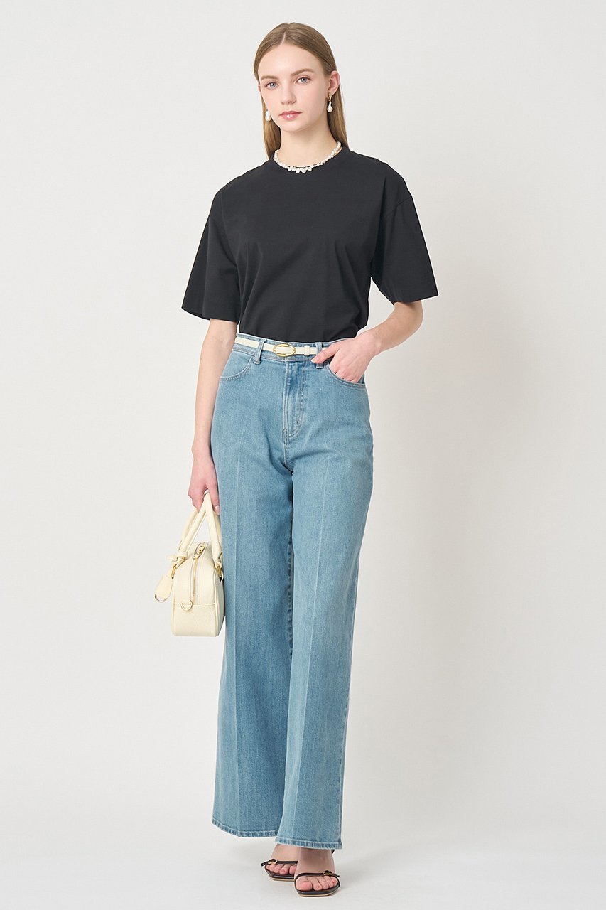 【アナイ/ANAYI】のコットン天竺半袖オーバー プルオーバー 人気、トレンドファッション・服の通販 founy(ファニー) 　ファッション　Fashion　レディースファッション　Fashion for Women　トップス・カットソー　Cut & Sew Tops　シャツ・ブラウス・オフィスカジュアル　Elegant Blouses & Button-Ups　ロングTシャツ・Tシャツ　Longline T-Shirts & Tees　カジュアルプルオーバー・ニットトップス　Pullovers & Knit Tops / Casual Pullovers　カットソー・ベーシックTシャツ　Cut-and-Sewn Tops / Stretch Tees & Basics　イタリア　Italy　ショルダー　Shoulder, Shoulder Strap　ショート　Short, Short Length　スリーブ　Sleeve, Long Sleeve / Short Sleeve　ドレープ　Drape, Draping Fabric　ドロップ　Drop Shoulder, Dropped Style　レギュラー　Regular, Standard Fit　半袖　Short Sleeve, Half Sleeve　巾着　Drawstring Bag, Kinchaku　other-6|ID: prp329100004907277 ipo3291000000036744858