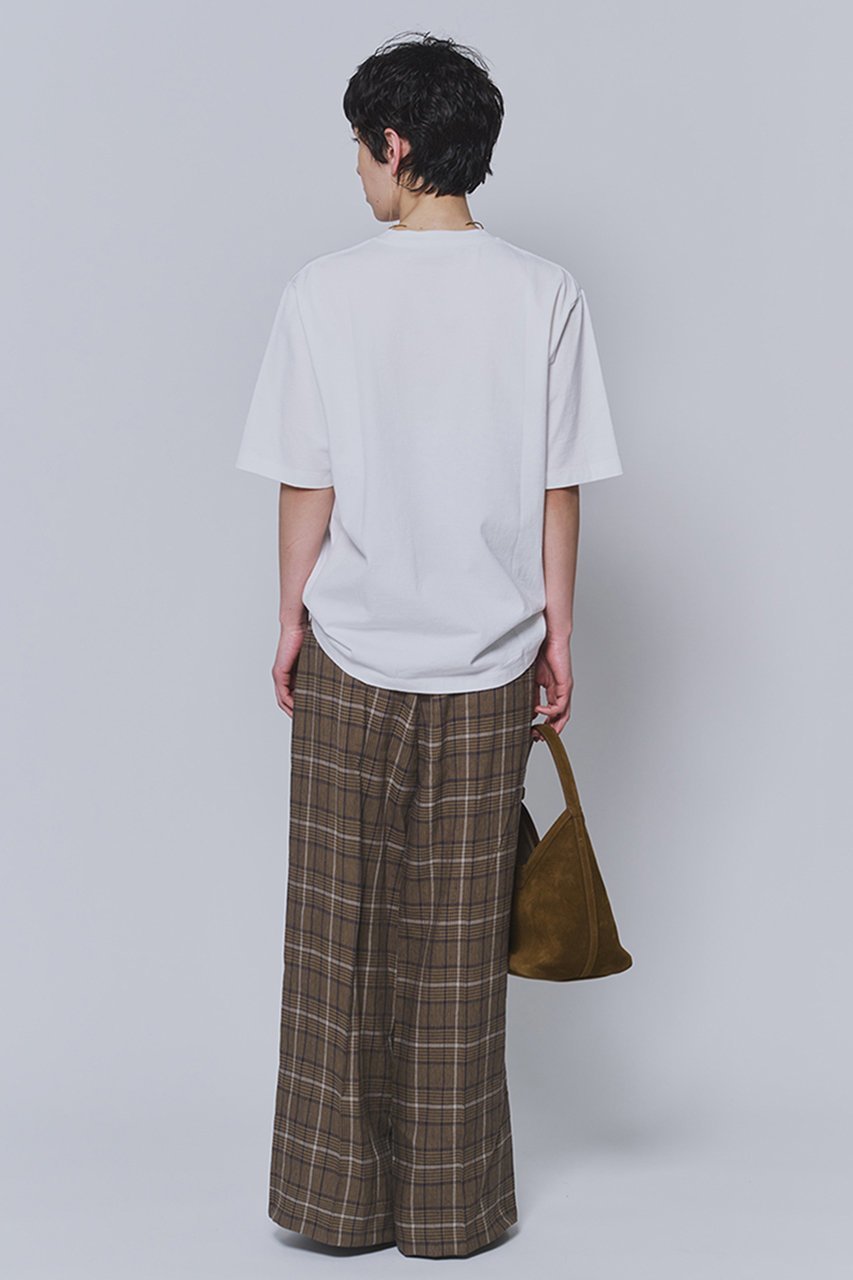 【プルミエ アロンディスモン/1er Arrondissement】のロゴプリントTシャツ 人気、トレンドファッション・服の通販 founy(ファニー) 　ファッション　Fashion　レディースファッション　Fashion for Women　トップス・カットソー　Cut & Sew Tops　シャツ・ブラウス・オフィスカジュアル　Elegant Blouses & Button-Ups　ロングTシャツ・Tシャツ　Longline T-Shirts & Tees　カットソー・ベーシックTシャツ　Cut-and-Sewn Tops / Stretch Tees & Basics　なめらか　Smooth, Silky Texture　イタリア　Italy　オレンジ　Orange　クラシック　Classic, Timeless Style　サングラス　Sunglasses, Shades　ショート　Short, Short Length　スリーブ　Sleeve, Long Sleeve / Short Sleeve　バランス　Balance, Style Balance　プリント　Print, Printed Pattern　モチーフ　Motif, Design Theme　other-5|ID: prp329100004907278 ipo3291000000036744868