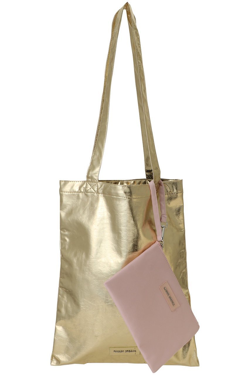 【メゾンスペシャル/MAISON SPECIAL】の【4/28 0:00販売開始】【ELLE SHOP限定】メタリックコンビトートバッグ インテリア・キッズ・メンズ・レディースファッション・服の通販 founy(ファニー) 　ファッション　Fashion　レディースファッション　Fashion for Women　バッグ　Bags　ユニセックス　Unisex, Genderless　シンプル　Simple, Minimal　スタイリッシュ　Stylish, Fashionable　ポーチ　Pouch, Small Case　メタリック　Metallic, Shiny Finish　新作・新入荷　New Arrivals / New In　GLD(ゴールド)|ID: prp329100004907282 ipo3291000000036744895