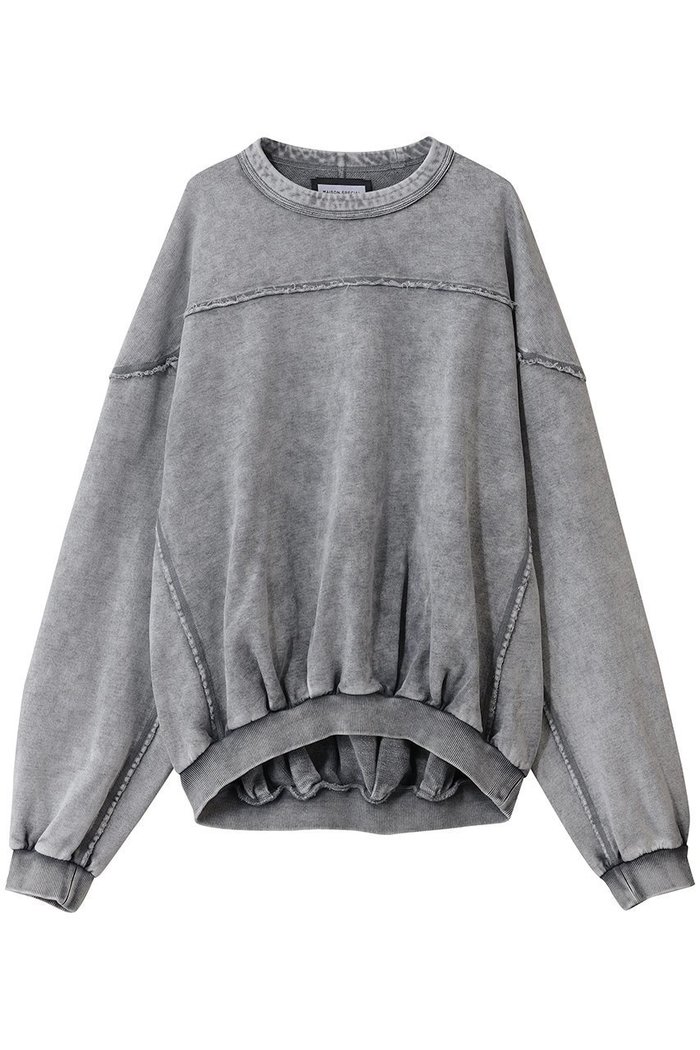 【メゾンスペシャル/MAISON SPECIAL】の【UNISEX】ブラウジングスウェットPO インテリア・キッズ・メンズ・レディースファッション・服の通販 founy(ファニー) https://founy.com/ ファッション Fashion レディースファッション Fashion for Women トップス・カットソー Cut & Sew Tops シャツ・ブラウス・オフィスカジュアル Elegant Blouses & Button-Ups レディースパーカー・カジュアルフーディー Casual Hoodies & Sweatshirts ロングTシャツ・Tシャツ Longline T-Shirts & Tees スウェット・クルーネックトップス Sweatshirts & Crewnecks / Relaxed Fit Sweat Tops カットソー・ベーシックTシャツ Cut-and-Sewn Tops / Stretch Tees & Basics ユニセックス Unisex, Genderless シャーリング Shirring, Ruched スウェット / スエット Sweatshirt, Sweatwear スリーブ Sleeve, Long Sleeve / Short Sleeve ロング Long, Long-Length ヴィンテージ Vintage Style |ID: prp329100004907335 ipo3291000000036750704