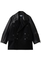 【メゾンスペシャル/MAISON SPECIAL】の【UNISEX】SHEEPレザーコンビPコート BLK(ブラック)|ID: prp329100004907346 ipo3291000000036750869