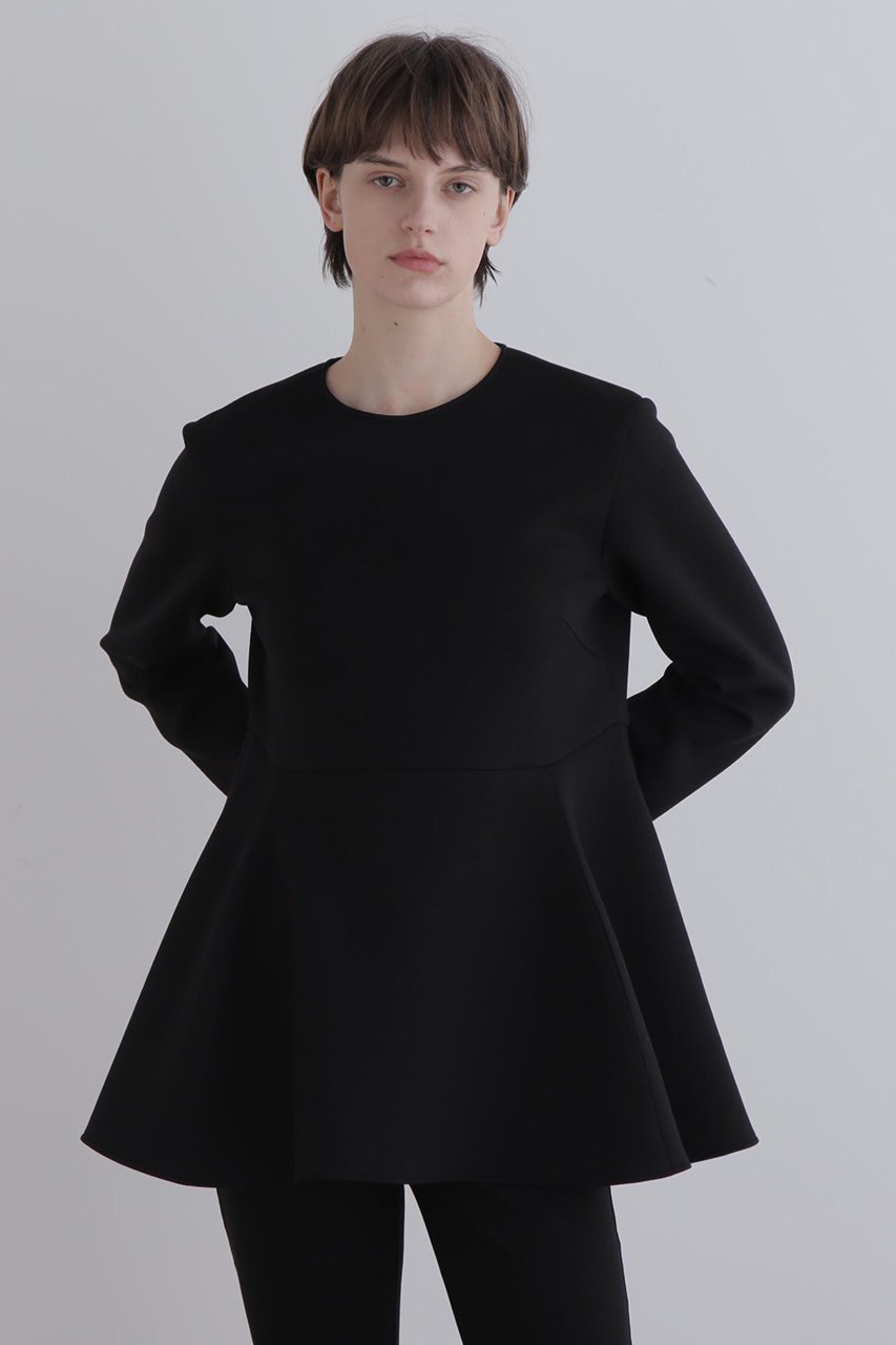 【ル フィル/LE PHIL】のダンボールサイドタックブラウス 人気、トレンドファッション・服の通販 founy(ファニー) 　ファッション　Fashion　レディースファッション　Fashion for Women　トップス・カットソー　Cut & Sew Tops　シャツ・ブラウス・オフィスカジュアル　Elegant Blouses & Button-Ups　スリーブ　Sleeve, Long Sleeve / Short Sleeve　セットアップ　Set-Up, Coordinated Outfit　フォルム　Silhouette, Form　フレア　Flare, Flared　ペプラム　Peplum, Flared Hem　ロング　Long, Long-Length　other-2|ID: prp329100004907351 ipo3291000000036750955