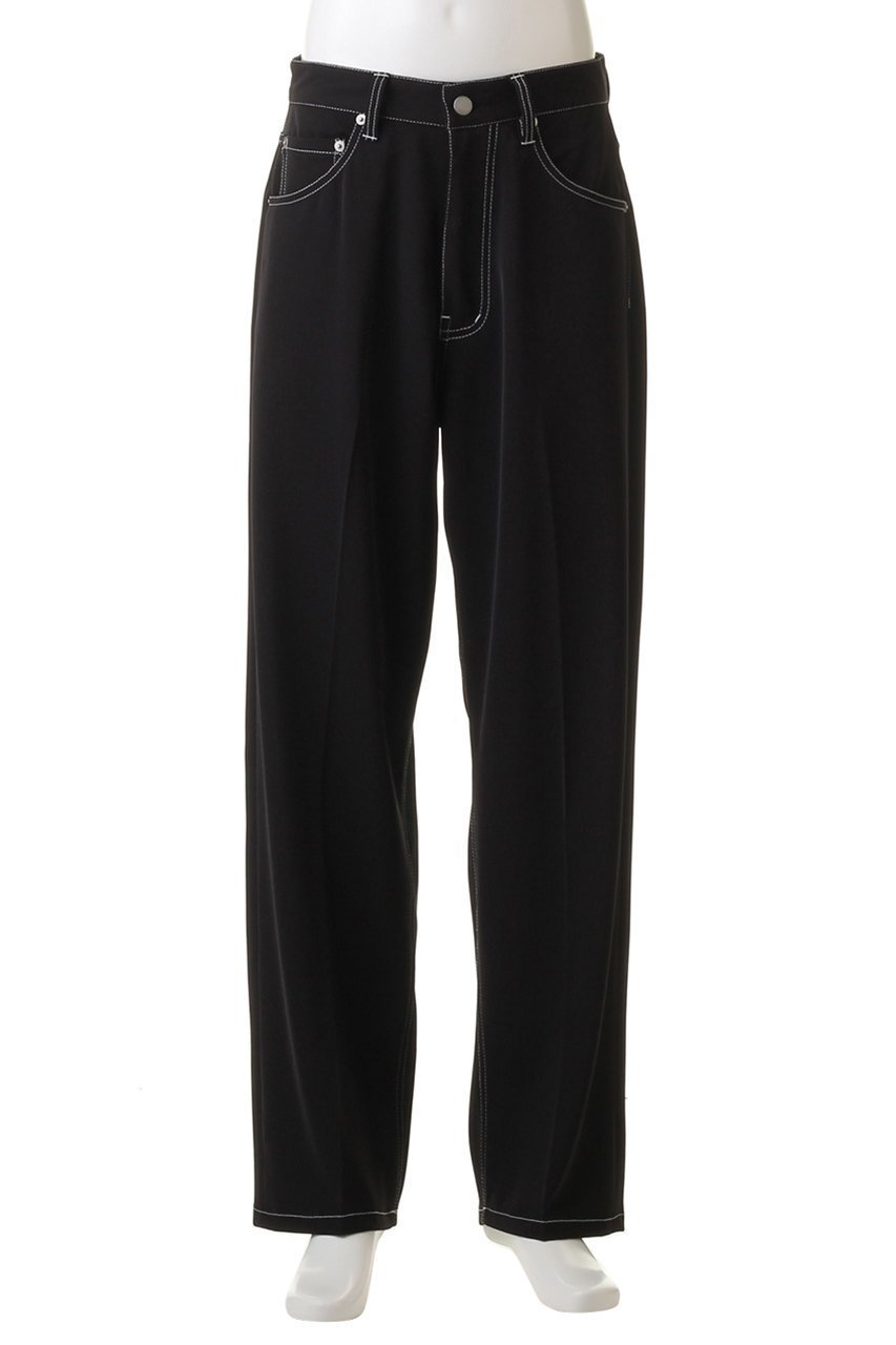 【ヨーク/YOKE】の【UNISEX】5P ワイドレッグ ストレートパンツ 人気、トレンドファッション・服の通販 founy(ファニー) 　ファッション　Fashion　レディースファッション　Fashion for Women　パンツ　Pants & Trousers　ユニセックス　Unisex, Genderless　シンプル　Simple, Minimal　ストレート　Straight, Straight Cut　other-2|ID: prp329100004907367 ipo3291000000036751497