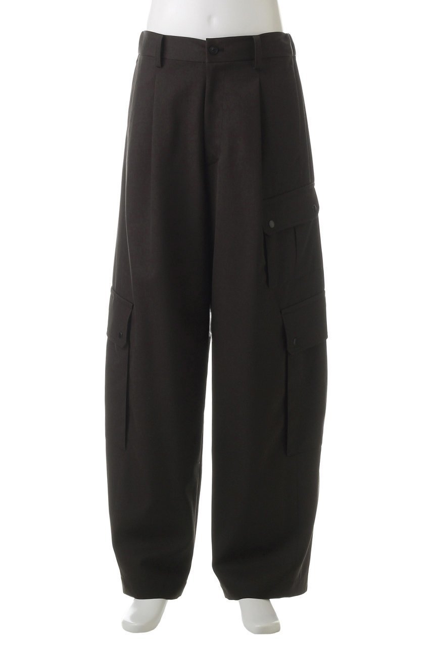 【シュタイン/ssstein】の【UNISEX】CARGO POCKET WIDE EASY TROUSERS 人気、トレンドファッション・服の通販 founy(ファニー) 　ファッション　Fashion　レディースファッション　Fashion for Women　パンツ　Pants & Trousers　ユニセックス　Unisex, Genderless　ツイスト　Tweed, Tweed Fabric　other-2|ID: prp329100004907372 ipo3291000000036751608