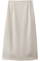 【ジェイドット/j.】のダブルサテンストレートスカート オフホワイト|ID: prp329100004907387 ipo3291000000036752180