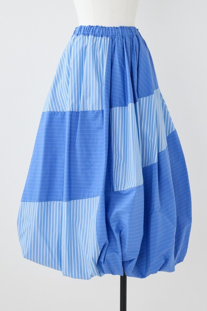 【ナゴンスタンス/nagonstans】のポプリンStripe ドレープバルーンSK/スカート インテリア・キッズ・メンズ・レディースファッション・服の通販 founy(ファウニー) https://founy.com/ ファッション Fashion レディースファッション Fashion for Women スカート Skirts ロングスカート Long Skirts / Maxi & Midi Skirts ドレープ Drape, Draping Fabric ミックス Mix, Mixed Style ロング Long, Long-Length |ID: prp329100004907391 ipo3291000000036752280