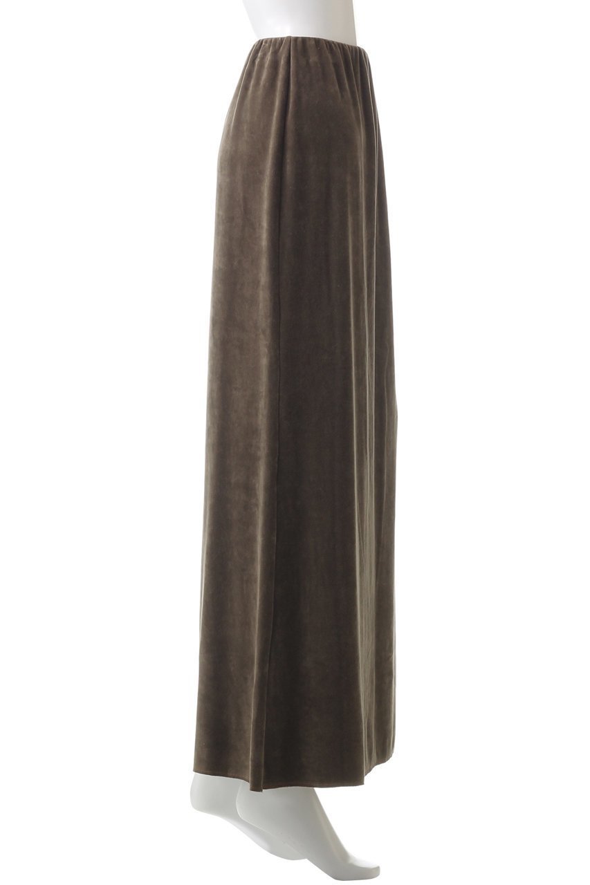 【マリリンムーン/MARILYN MOON】の【WALANCE】コットンベロアロングスカート 人気、トレンドファッション・服の通販 founy(ファニー) 　ファッション　Fashion　レディースファッション　Fashion for Women　スカート　Skirts　ロングスカート　Long Skirts / Maxi & Midi Skirts　なめらか　Smooth, Silky Texture　スウェット / スエット　Sweatshirt, Sweatwear　トレンド　Trend, Trending Now　フレア　Flare, Flared　ベロア　Velour, Soft Velvet　ロング　Long, Long-Length　エレガント 上品　Elegant　other-3|ID: prp329100004907404 ipo3291000000036752549