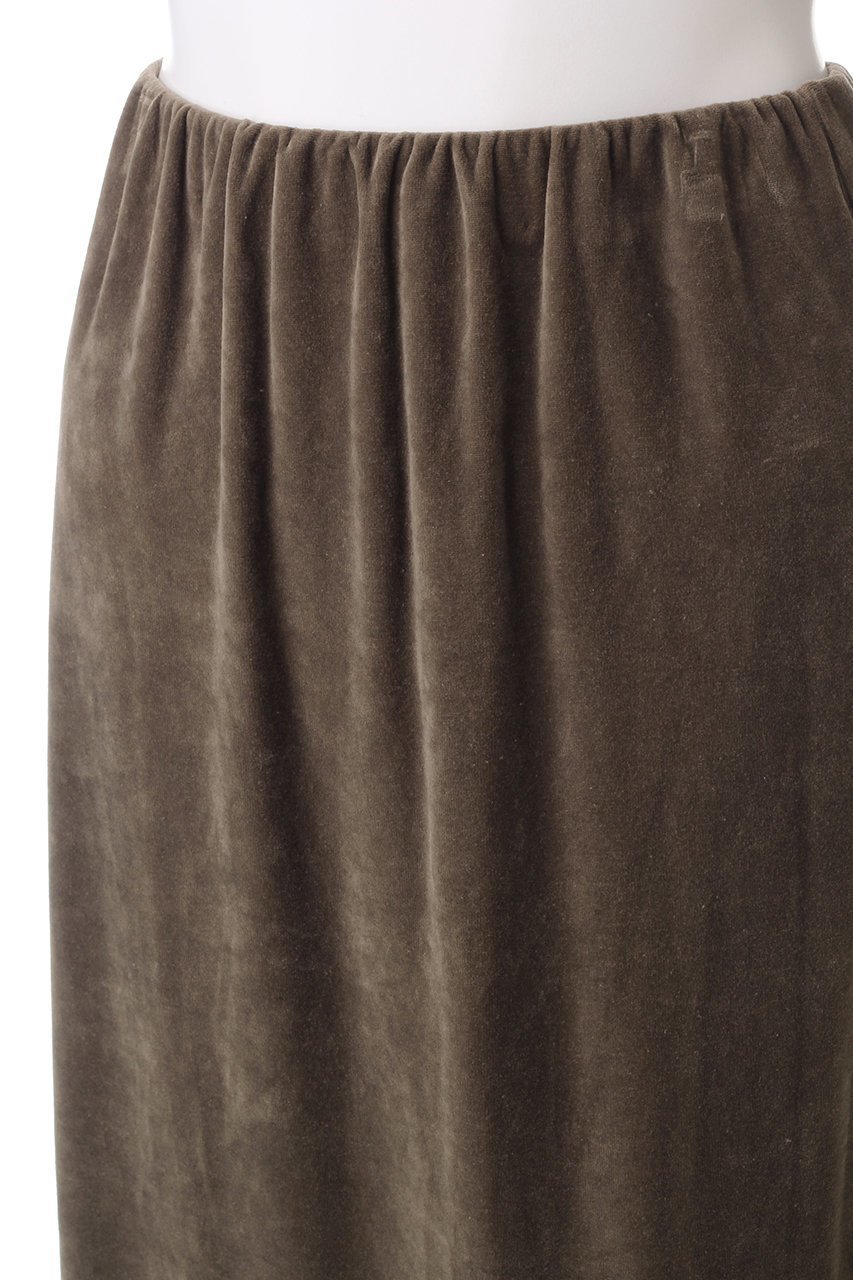 【マリリンムーン/MARILYN MOON】の【WALANCE】コットンベロアロングスカート 人気、トレンドファッション・服の通販 founy(ファニー) 　ファッション　Fashion　レディースファッション　Fashion for Women　スカート　Skirts　ロングスカート　Long Skirts / Maxi & Midi Skirts　なめらか　Smooth, Silky Texture　スウェット / スエット　Sweatshirt, Sweatwear　トレンド　Trend, Trending Now　フレア　Flare, Flared　ベロア　Velour, Soft Velvet　ロング　Long, Long-Length　エレガント 上品　Elegant　other-5|ID: prp329100004907404 ipo3291000000036752551