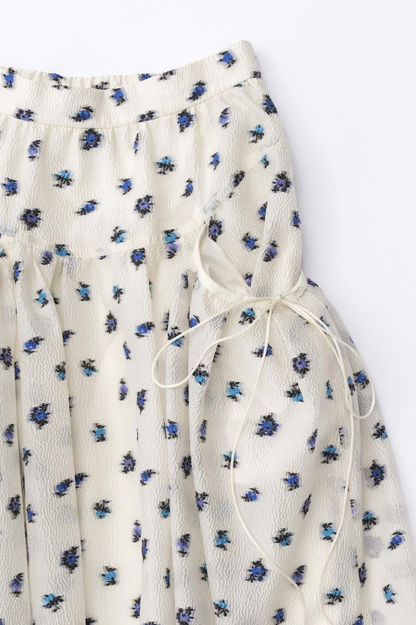 【メゾンスペシャル/MAISON SPECIAL】のFloral Pattern Jacquard Voluminous Skirt/フラワージャガードボリュームスカート 人気、トレンドファッション・服の通販 founy(ファニー) 　ファッション　Fashion　レディースファッション　Fashion for Women　スカート　Skirts　ロングスカート　Long Skirts / Maxi & Midi Skirts　おすすめ　Recommended / Our Picks　ガーリー　Girly, Feminine Style　シアー　Sheer, See-Through　スニーカー　Sneakers, Trainers　セットアップ　Set-Up, Coordinated Outfit　マキシ　Maxi, Full Length　リボン　Ribbon, Bow　ロング　Long, Long-Length　other-4|ID: prp329100004907412 ipo3291000000036752684