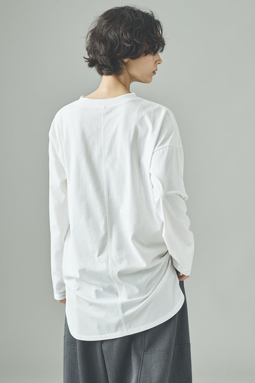 【カレンソロジー/Curensology】のシャツテイルロングTシャツ 人気、トレンドファッション・服の通販 founy(ファニー) 　ファッション　Fashion　レディースファッション　Fashion for Women　トップス・カットソー　Cut & Sew Tops　シャツ・ブラウス・オフィスカジュアル　Elegant Blouses & Button-Ups　ロングTシャツ・Tシャツ　Longline T-Shirts & Tees　カットソー・ベーシックTシャツ　Cut-and-Sewn Tops / Stretch Tees & Basics　おすすめ　Recommended / Our Picks　スリーブ　Sleeve, Long Sleeve / Short Sleeve　ロング　Long, Long-Length　other-4|ID: prp329100004907424 ipo3291000000036752868
