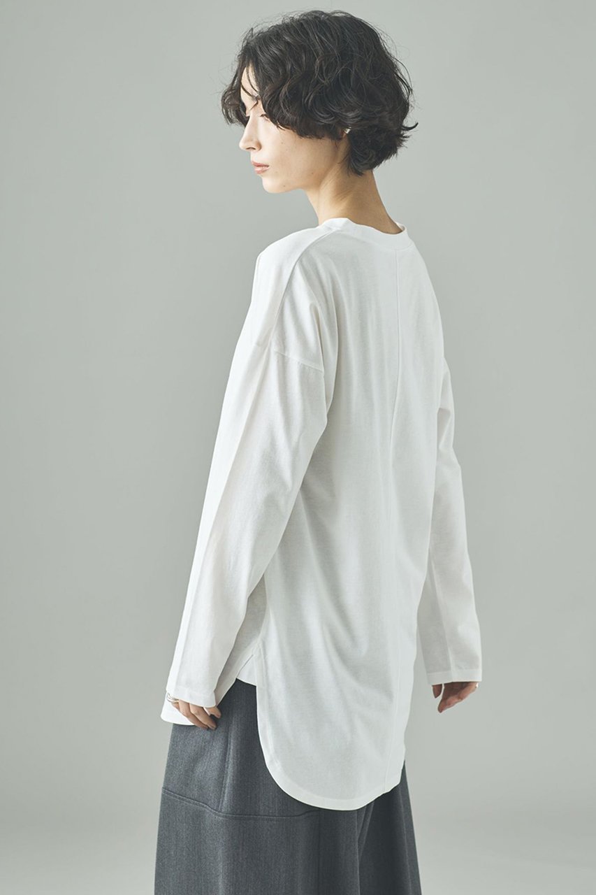 【カレンソロジー/Curensology】のシャツテイルロングTシャツ 人気、トレンドファッション・服の通販 founy(ファニー) 　ファッション　Fashion　レディースファッション　Fashion for Women　トップス・カットソー　Cut & Sew Tops　シャツ・ブラウス・オフィスカジュアル　Elegant Blouses & Button-Ups　ロングTシャツ・Tシャツ　Longline T-Shirts & Tees　カットソー・ベーシックTシャツ　Cut-and-Sewn Tops / Stretch Tees & Basics　おすすめ　Recommended / Our Picks　スリーブ　Sleeve, Long Sleeve / Short Sleeve　ロング　Long, Long-Length　other-5|ID: prp329100004907424 ipo3291000000036752869