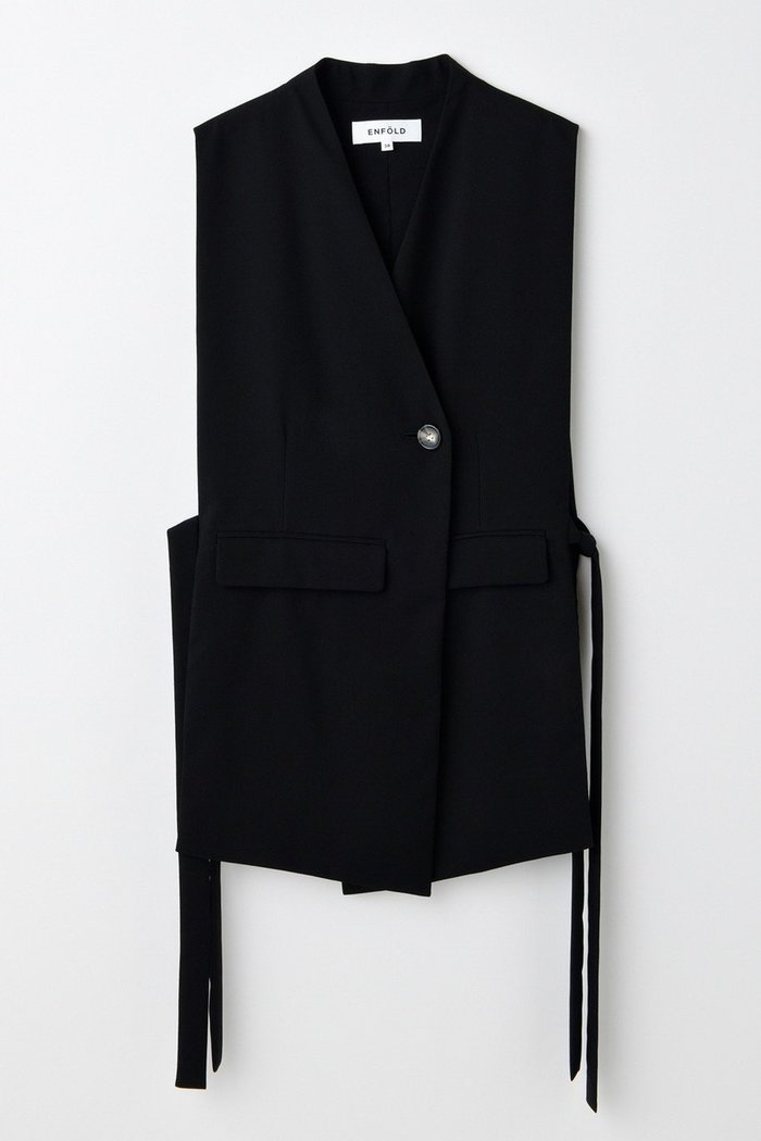 【エンフォルド/ENFOLD】のCACHE-COEUR OPEN VEST/ベスト インテリア・キッズ・メンズ・レディースファッション・服の通販 founy(ファニー) https://founy.com/ ファッション Fashion レディースファッション Fashion for Women アウター Coat / Outerwear Collection レディースジャケット・軽アウター Jackets ジャケット Jacket, Outerwear スーツ Suit, Formalwear ダブル Double, Double-Breasted ベスト Vest, Waistcoat エレガント 上品 Elegant |ID: prp329100004907428 ipo3291000000036752899