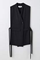 【エンフォルド/ENFOLD】のCACHE-COEUR OPEN VEST/ベスト 人気、トレンドファッション・服の通販 founy(ファニー) ファッション Fashion レディースファッション Fashion for Women アウター Coat / Outerwear Collection レディースジャケット・軽アウター Jackets ジャケット Jacket, Outerwear スーツ Suit, Formalwear ダブル Double, Double-Breasted ベスト Vest, Waistcoat エレガント 上品 Elegant thumbnail ダークグレー|ID: prp329100004907428 ipo3291000000036752901