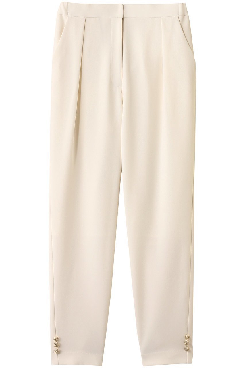 【エムダブリュー/MW】のトリアセテート(H)タックパンツ インテリア・キッズ・メンズ・レディースファッション・服の通販 founy(ファニー) 　ファッション　Fashion　レディースファッション　Fashion for Women　パンツ　Pants & Trousers　ジャケット　Jacket, Outerwear　ストレッチ　Stretch, Stretchy Fabric　スリム　Slim, Slim Fit　エクリュ|ID: prp329100004907429 ipo3291000000036752924