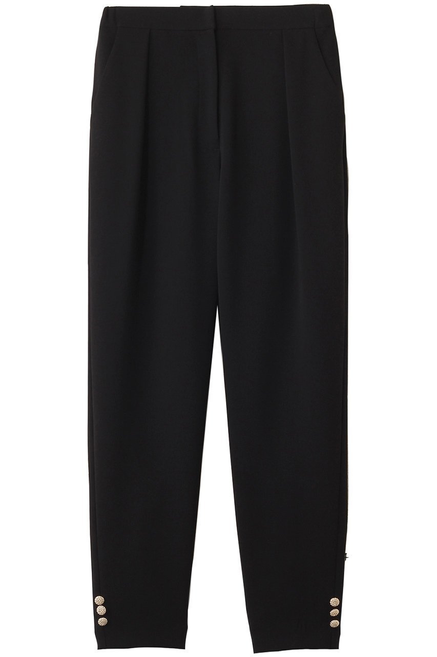 【エムダブリュー/MW】のトリアセテート(H)タックパンツ インテリア・キッズ・メンズ・レディースファッション・服の通販 founy(ファニー) 　ファッション　Fashion　レディースファッション　Fashion for Women　パンツ　Pants & Trousers　ジャケット　Jacket, Outerwear　ストレッチ　Stretch, Stretchy Fabric　スリム　Slim, Slim Fit　ブラック|ID: prp329100004907429 ipo3291000000036752925