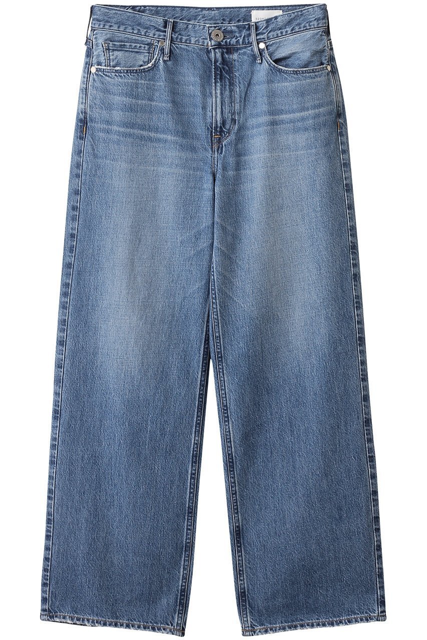 【プルミエ アロンディスモン/1er Arrondissement】の【upper hights】デニム インテリア・キッズ・メンズ・レディースファッション・服の通販 founy(ファニー) 　ファッション　Fashion　レディースファッション　Fashion for Women　パンツ　Pants & Trousers　デニムパンツ・ジーンズ・美脚デニム　Denim Jeans & Pants　おすすめ　Recommended / Our Picks　ストレート　Straight, Straight Cut　ダメージ　Distressed, Destroyed　デニム　Denim, Jeans Material　ワイド　Wide, Wide Fit　夏　Summer　ライトブルー|ID: prp329100004907431 ipo3291000000036752953