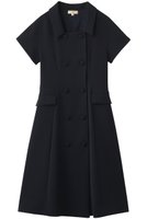 【エムダブリュー/MW】のトリアセテート ダブルボタンドレス 人気、トレンドファッション・服の通販 founy(ファニー) ファッション Fashion レディースファッション Fashion for Women ワンピース Dresses フォーマル・パーティードレス・結婚式用ドレス Elegant & Casual Dresses チュニック Tunic Tops & Dresses ストレッチ Stretch, Stretchy Fabric ダブル Double, Double-Breasted チュニック Tunic, Long Top フェミニン Feminine, Girly エレガント 上品 Elegant |ID:prp329100004907433