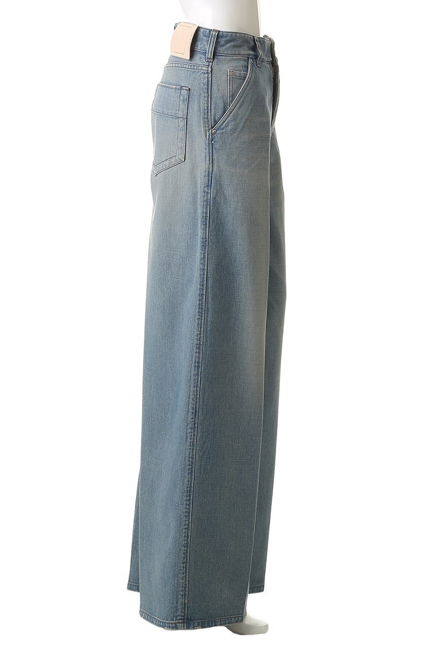 【ザ リラクス/THE RERACS】のワイドバレルデニムパンツ 人気、トレンドファッション・服の通販 founy(ファニー) 　ファッション　Fashion　レディースファッション　Fashion for Women　パンツ　Pants & Trousers　デニムパンツ・ジーンズ・美脚デニム　Denim Jeans & Pants　カットソー　Cut and Sewn Top　シンプル　Simple, Minimal　タートルネック　Turtleneck, High Neck　デニム　Denim, Jeans Material　ブリーチ　Bleach, Washed Finish　ワイド　Wide, Wide Fit　other-3|ID: prp329100004907437 ipo3291000000036753014
