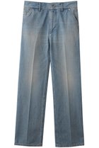 【ザ リラクス/THE RERACS / MEN】の【MEN】デニムストレートパンツ 人気、トレンドファッション・服の通販 founy(ファニー) ファッション Fashion メンズファッション Fashion for Men ボトムス Bottoms デニムパンツ・ジーンズ Denim Pants スウェット / スエット Sweatshirt, Sweatwear ストレート Straight, Straight Cut センター Center, Center Line デニム Denim, Jeans Material モダン Modern, Contemporary thumbnail ブリーチライトブルー|ID: prp329100004907438 ipo3291000000036753019