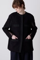 【ヒューエルミュージアム/hueLe Museum】の【hLM】ループヘリンボーンツイードジャケット ブラウン|ID: prp329100004907465 ipo3291000000036753405