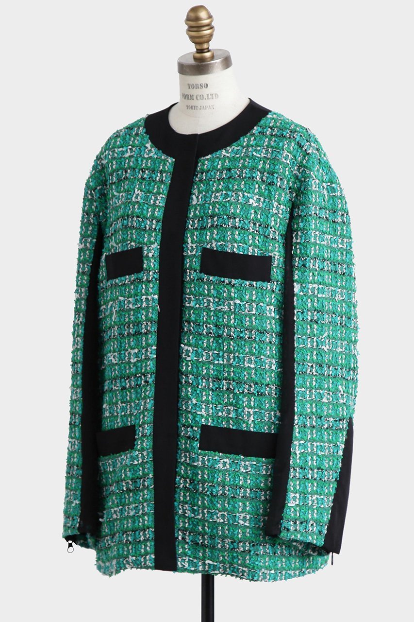 【ヒューエルミュージアム/hueLe Museum】の【hLM】LINTONツイードジャケット 人気、トレンドファッション・服の通販 founy(ファニー) 　ファッション　Fashion　レディースファッション　Fashion for Women　アウター　Coat / Outerwear Collection　レディースジャケット・軽アウター　Jackets　エレガント 上品　Elegant　クラシカル　Classical, Vintage-Inspired　ジャケット　Jacket, Outerwear　ツイード　Twill, Twill Weave　トレンド　Trend, Trending Now　モダン　Modern, Contemporary　other-2|ID: prp329100004907466 ipo3291000000036753415