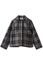 【マリリンムーン/MARILYN MOON】の【SOI-MeME】チェックラメジャガードジャケット ブラック|ID: prp329100004907467 ipo3291000000036753423